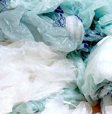 plastic up close