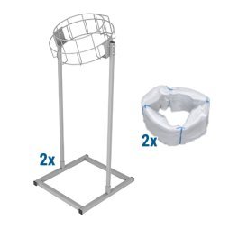 Infinity floor stand round and waste bags