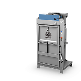 Small-medium electric plastic baler