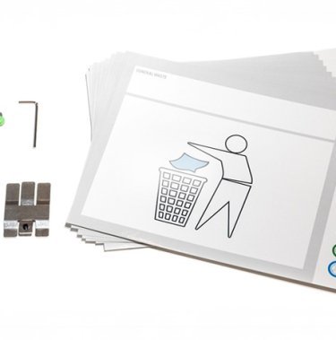 add on kit with waste signs and a knife